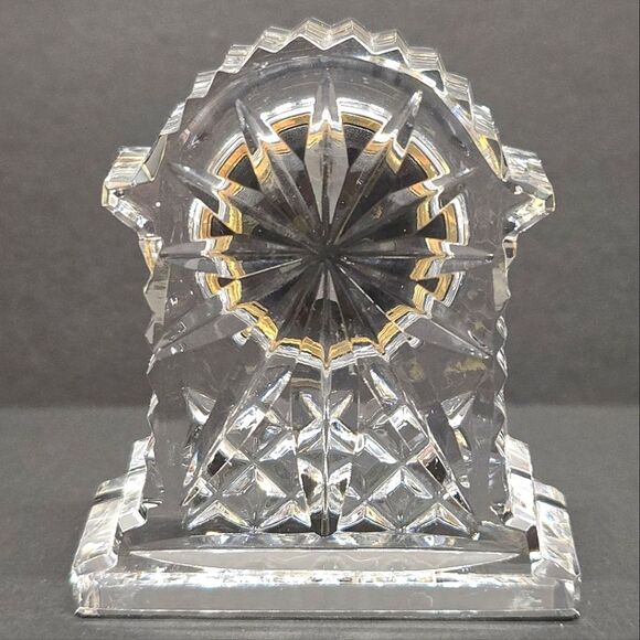 Waterford Crystal Bijou Carriage Mantle Desktop Clock Made in Ireland - Picture 3 of 8
